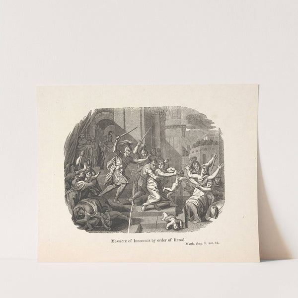 Massacre of the innocents by order of Herod by Alexander Anderson