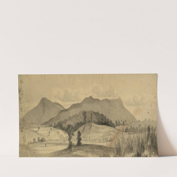 Massanutten Mountain, near Strasburg, Va., looking S.W. (1862) by Edwin Forbes