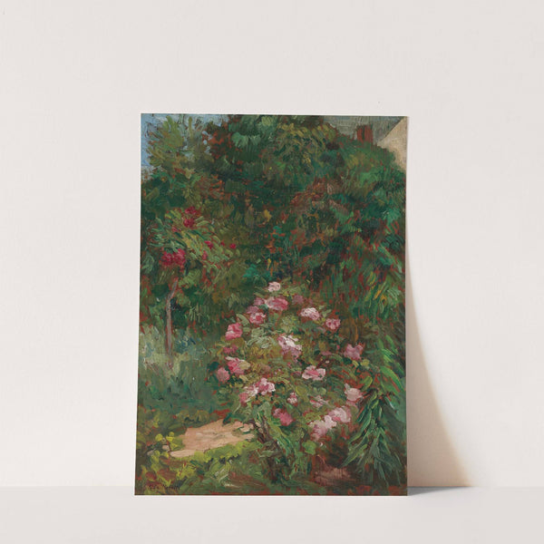 Massif De Fleurs, Jardin Du Petit Gennevilliers by Gustave Caillebotte