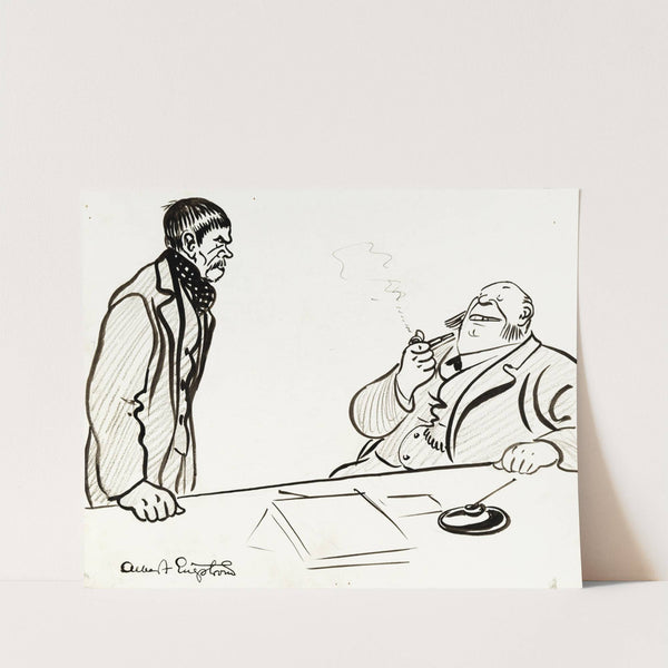 Master to His New Labourer (1906) by Albert Engström