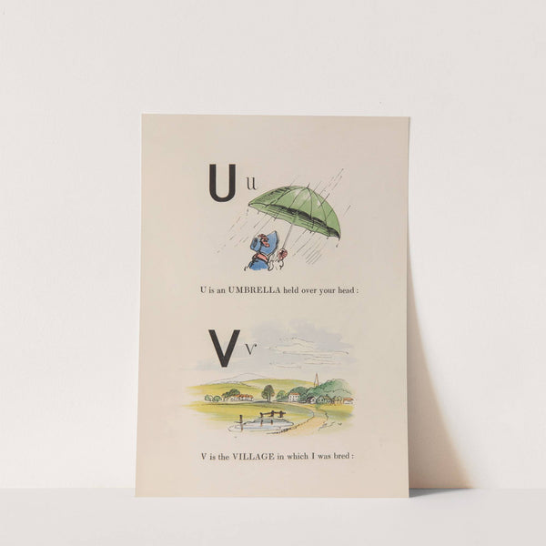 Master Woodbine's alphabet for all good children Pl.12 by William James Linton