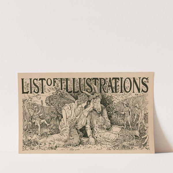 Masthead illustrations for Lamb’s Tales from Shakespeare (1917-1918) by Louis Rhead