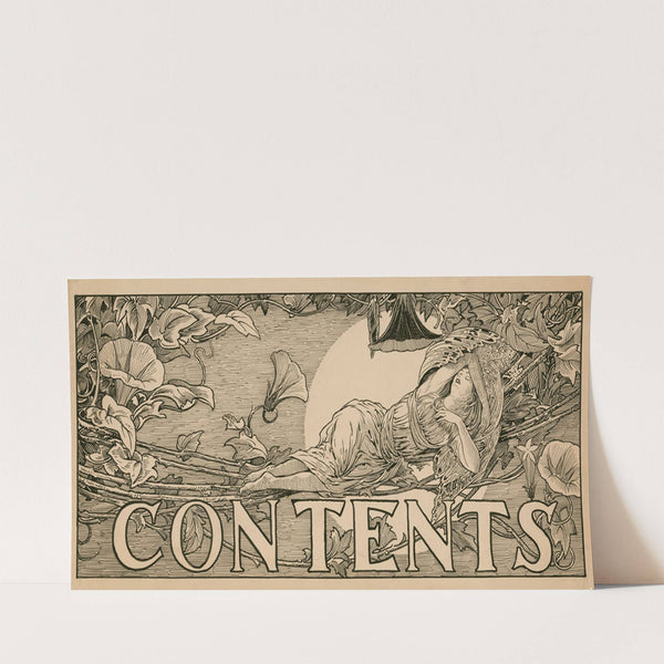 Masthead illustrations for Lamb’s Tales from Shakespeare – Contents (1917-1918) by Louis Rhead