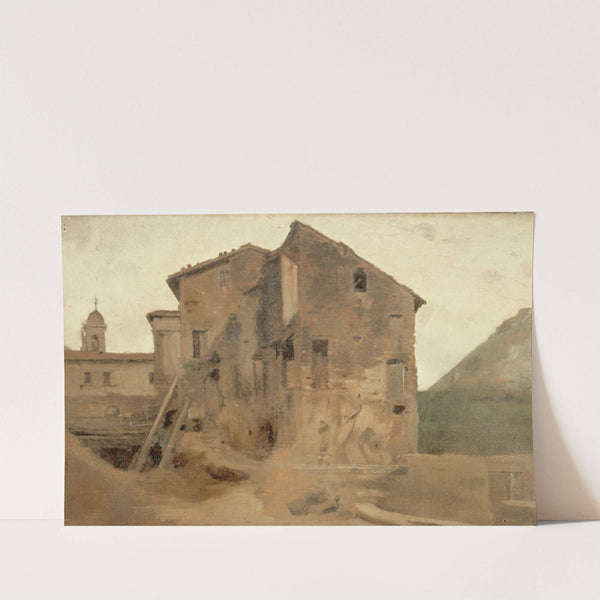 Masure dans la campagne de Rome by Jean-Jacques Henner