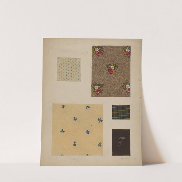 Materials from Patchwork Bedspread by Frances Lichten