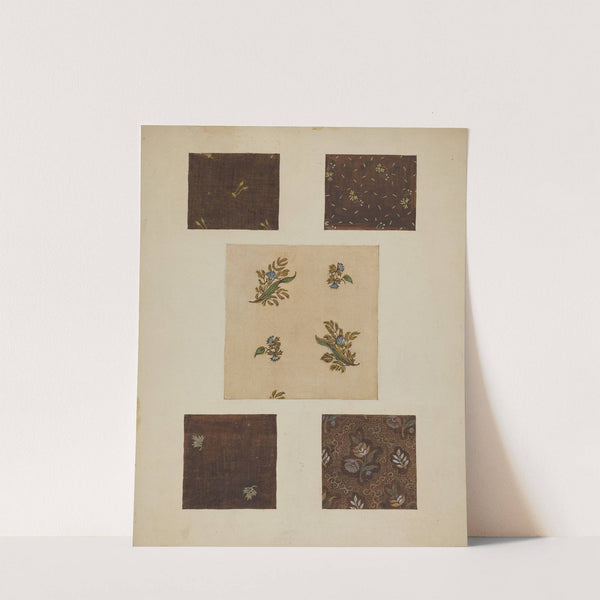 Materials from Patchwork Bedspread by Frances Lichten