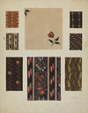 Materials from Patchwork Bedspread