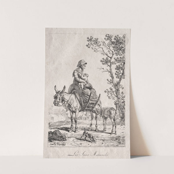 Maternal Care (c. 1818) by Carle Vernet