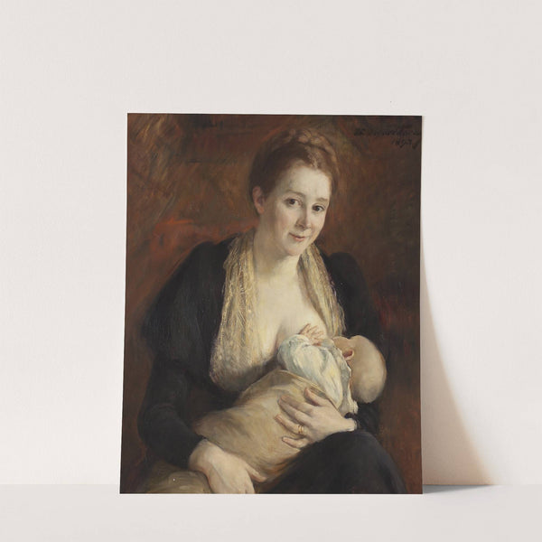 Maternal Joy. The Wife of the Artist Jacob Kulle by Hildegard Thorell
