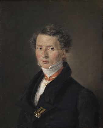 Mathias Friis von Irgens-Bergh, Danish Chargé d’Affaires in Dresden (1824)