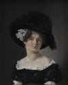 Mathilde Theresia von Irgens-Bergh, née Holsten, the Wife of Mathias Friis von Irgens-Bergh (1824)