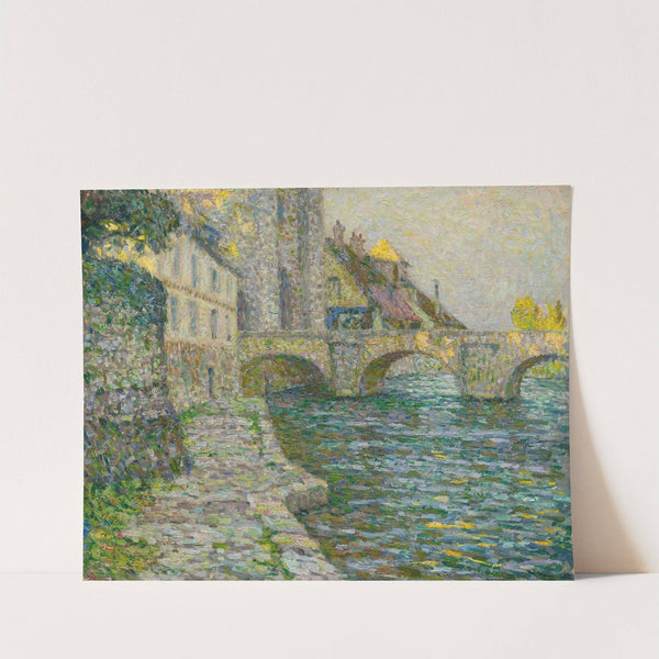Matin Gris, Moret by Henri Le Sidaner