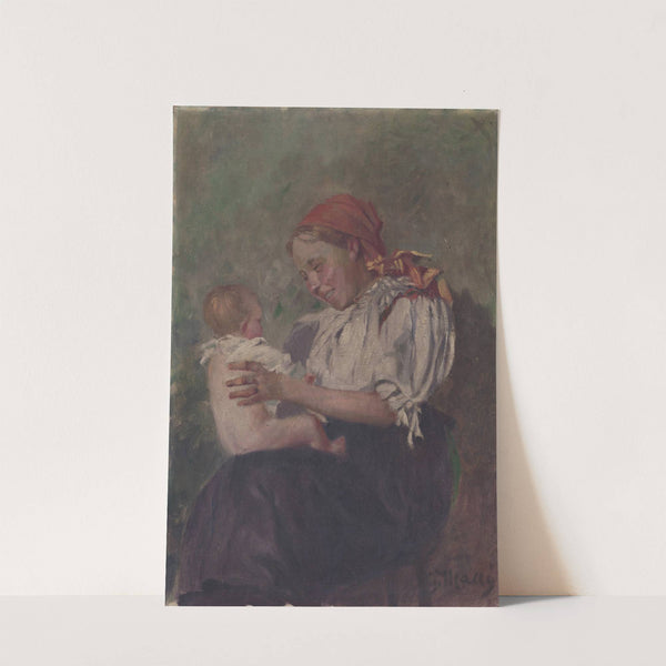 Matka s dieťaťom by Gustáv Mallý