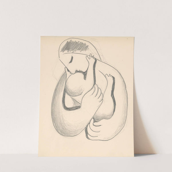 Matka s dieťaťom v náručí by Mikuláš Galanda