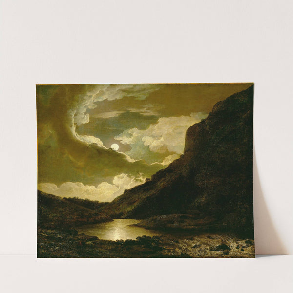 Matlock Tor By Moonlight by Joseph Wright of Derby