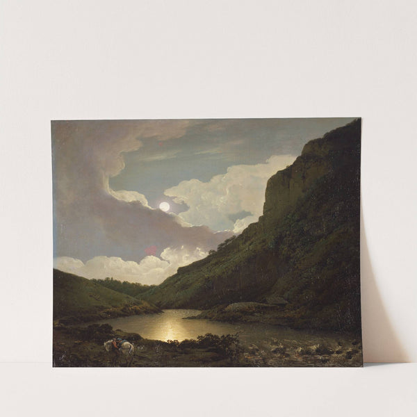 Matlock Tor by Moonlight by Joseph Wright of Derby