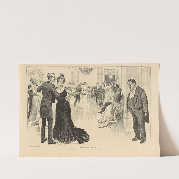 Matrimonial misfits (1893-1900) by Charles Dana Gibson