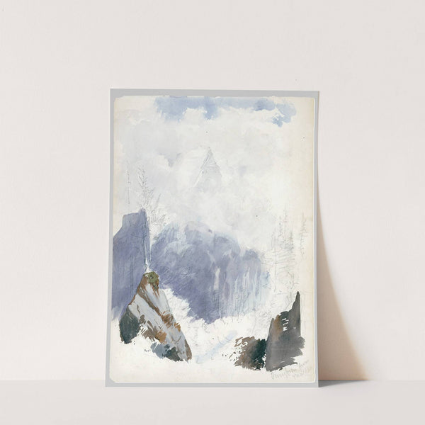 Matterhorn from Zmutt Glacier, Zermatt 2 by John Singer Sargent