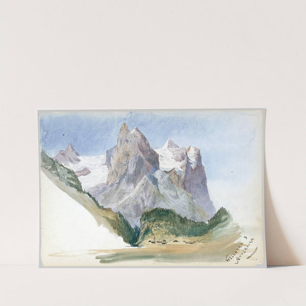 Matterhorn from Zmutt Glacier, Zermatt by John Singer Sargent