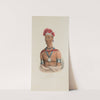 MAUCK-COOMAUN; A Celebrated Ioway Chief (1835) by James Otto Lewis