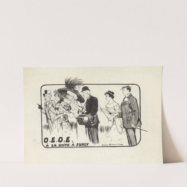 Max Dearly et Albert Brasseur dans ‘O.E.O.E.’ de Hugues Delorme et Jean Deyrmon (1909) by Yves Marevéry