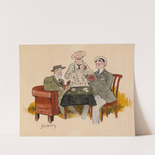 Max Dearly, Guillaume Guy, Albert Brasseur dans ‘L’amour en banque’ de Louis Artus (1907) by Yves Marevéry