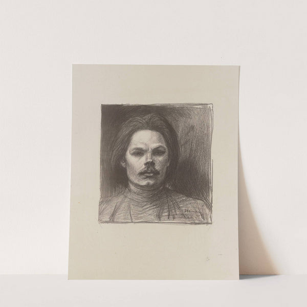 Maxime Gorki de face vu jusqu’aux épaules (1905) by Théophile Alexandre Steinlen