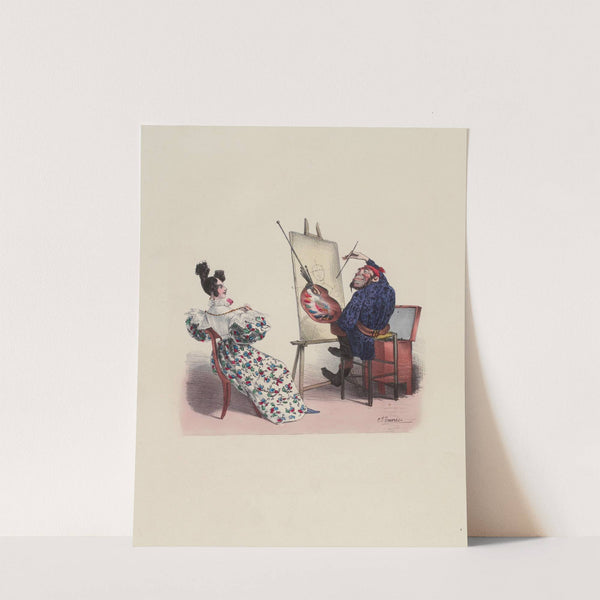 Mayeux peintre classique (1831) by Charles-Joseph Traviès de Villers