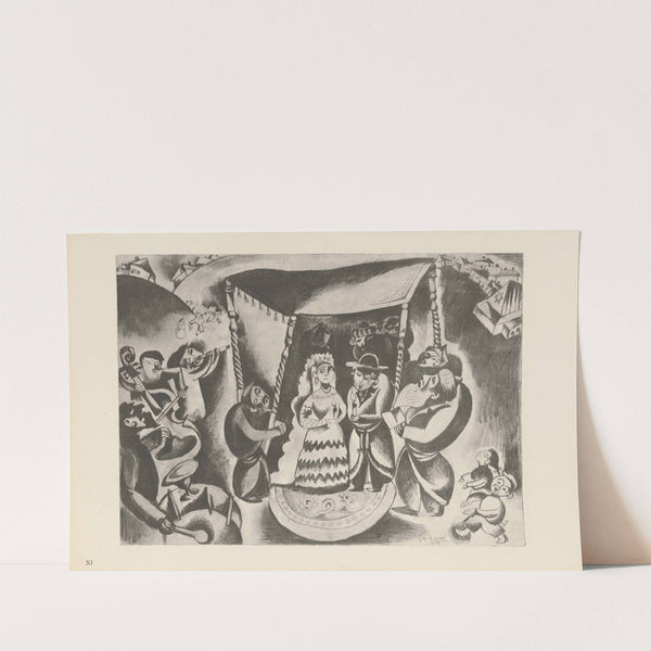 Mayn khorever heym: a gedekhnish Pl.10 by Issachar Ber Ryback