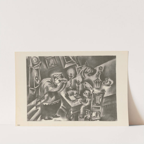 Mayn khorever heym: a gedekhnish Pl.12 by Issachar Ber Ryback