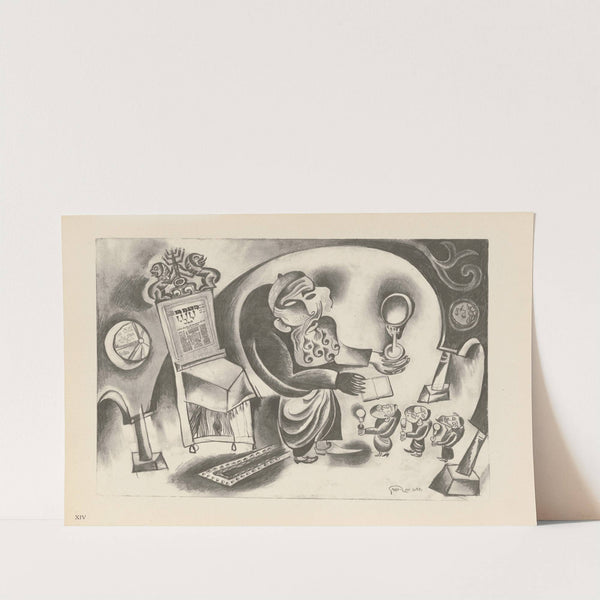 Mayn khorever heym: a gedekhnish Pl.13 by Issachar Ber Ryback