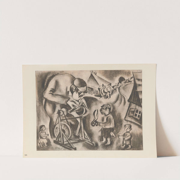 Mayn khorever heym: a gedekhnish Pl.19 by Issachar Ber Ryback