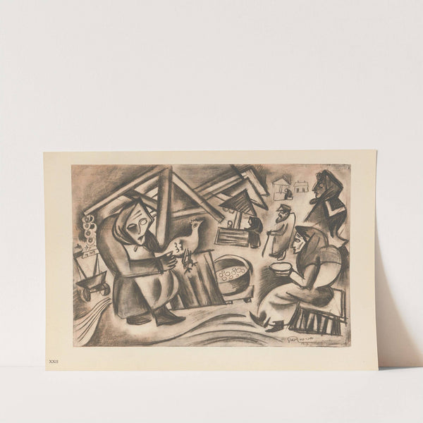 Mayn khorever heym: a gedekhnish Pl.21 by Issachar Ber Ryback