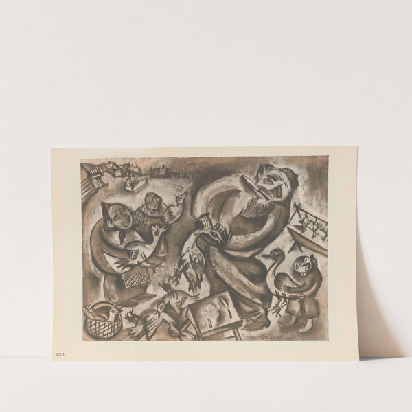 Mayn khorever heym: a gedekhnish Pl.22 by Issachar Ber Ryback