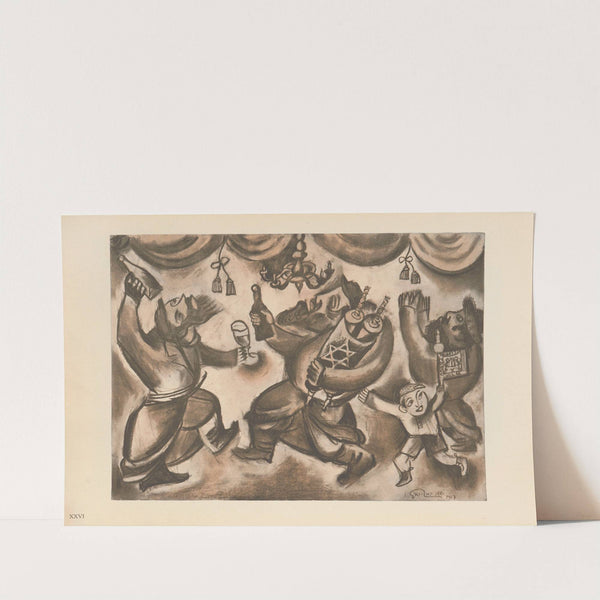 Mayn khorever heym: a gedekhnish Pl.25 by Issachar Ber Ryback