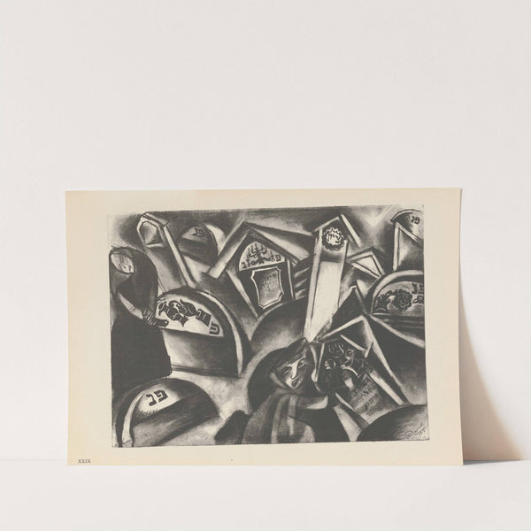 Mayn khorever heym: a gedekhnish Pl.28 by Issachar Ber Ryback