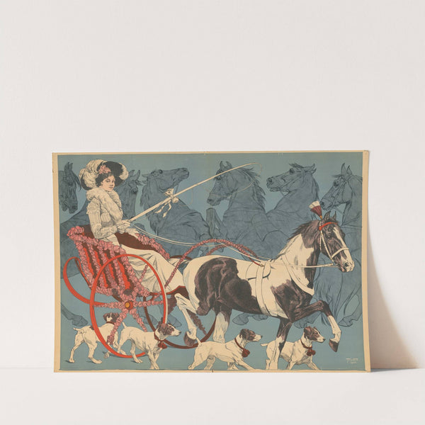 M’dlle Milly Dagmar and her Performing Dogs (1906) by Moritz Veit