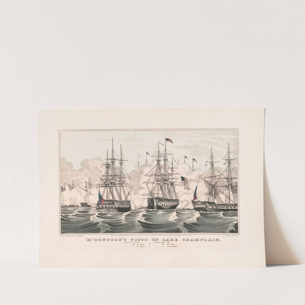M’Donough’s victy. on Lake Champlain (1846) by Currier & Ives.