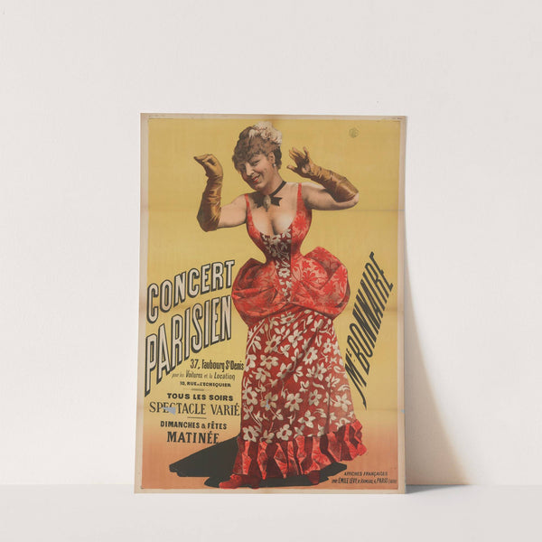 Me Bonnaire Concert Parisien (1884-1886) by Imp. Emile Lévy