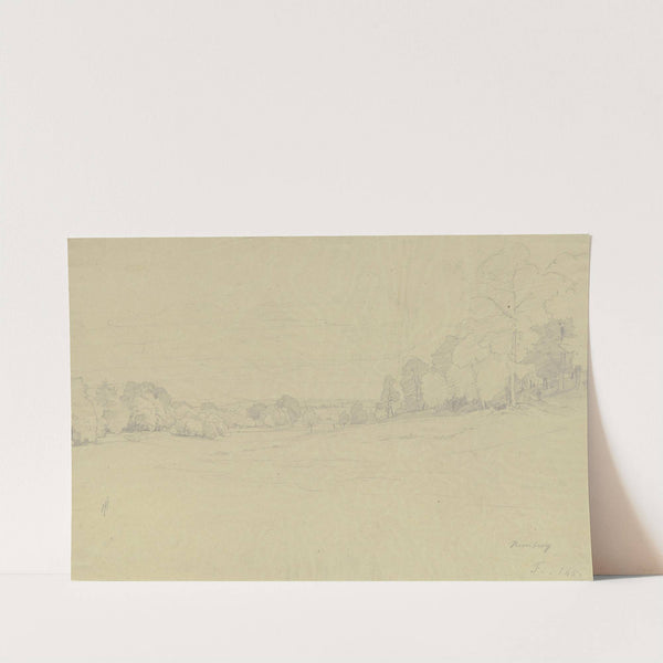 Meadow ground near Kronberg by Johann Wilhelm Schirmer