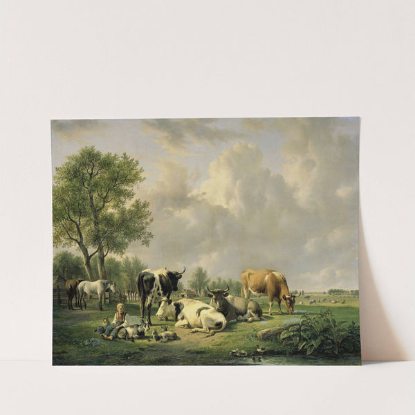 Meadow with Animals (1820 - 1837) by Jan van Ravenswaay