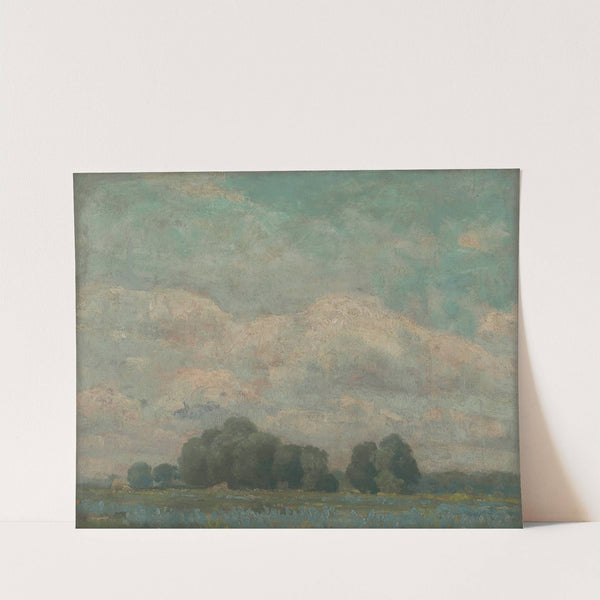 Meadow with bushy trees (1910–1915) by Ľudovít Čordák