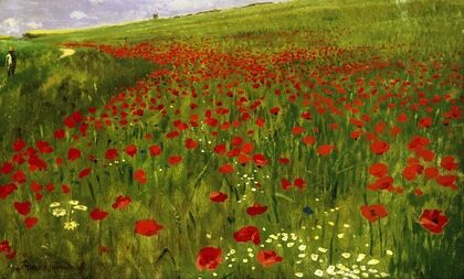 Meadow with Poppies