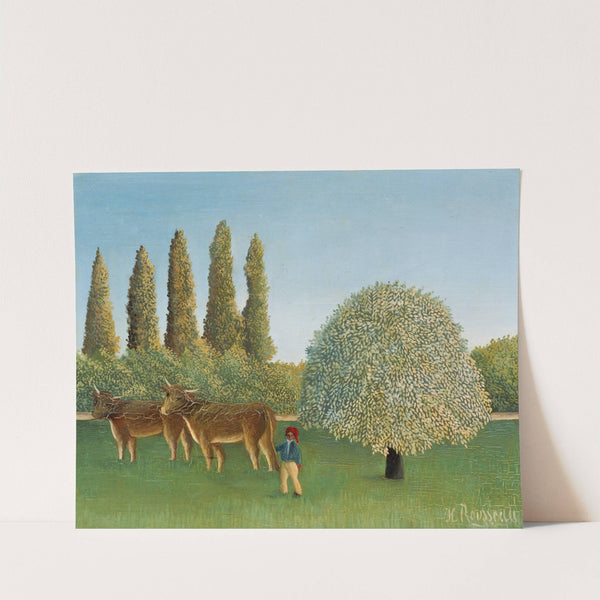 Meadowland (The Pasture) by Henri Rousseau