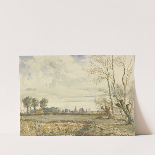 Meadows with a Distant View of Oxford by Thomas Shotter Boys