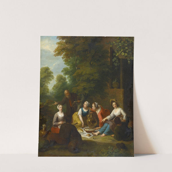 Meal Outdoors by Jan Van Mieris