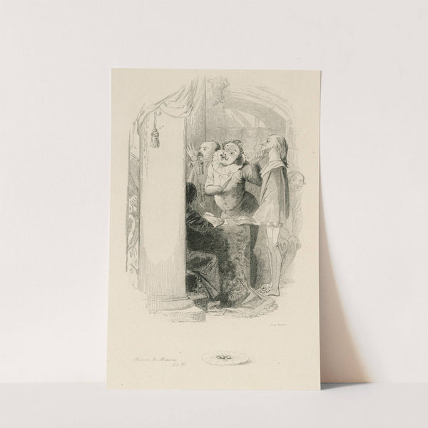 Measure for measure, act II, sc. 1 (1845) by Joseph Kenny Meadows