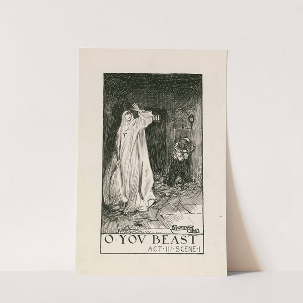 Measure for measure; O you beast Act III Scene I (1900) by Byam Shaw