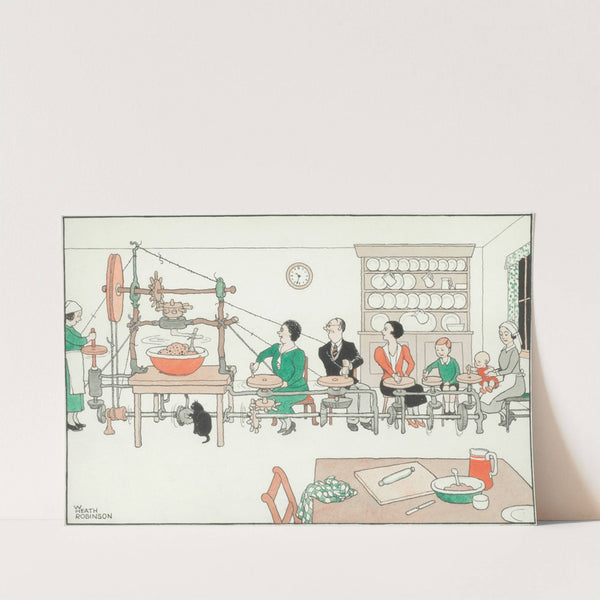 Mechanical Aids for Christmas-Apparatus Enabling the Whole Family by William Heath Robinson