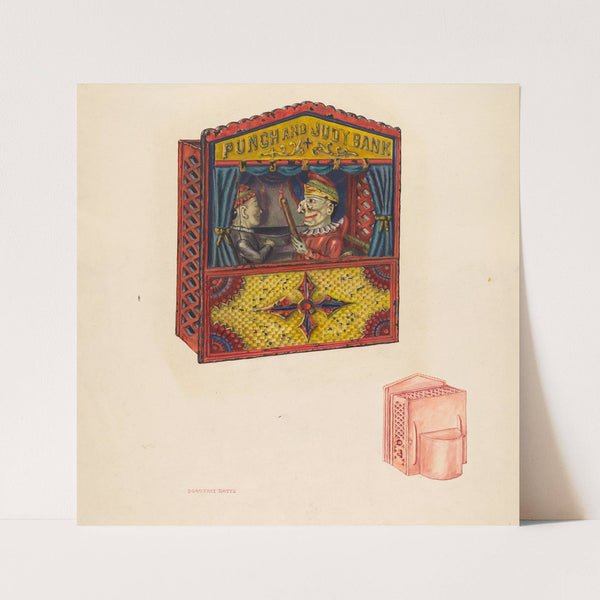 Mechanical Bank – Punch and Judy by Dorothea Bates